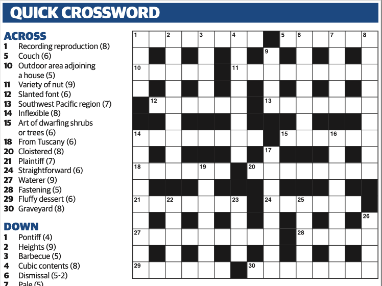 The March Puzzle Page  post image