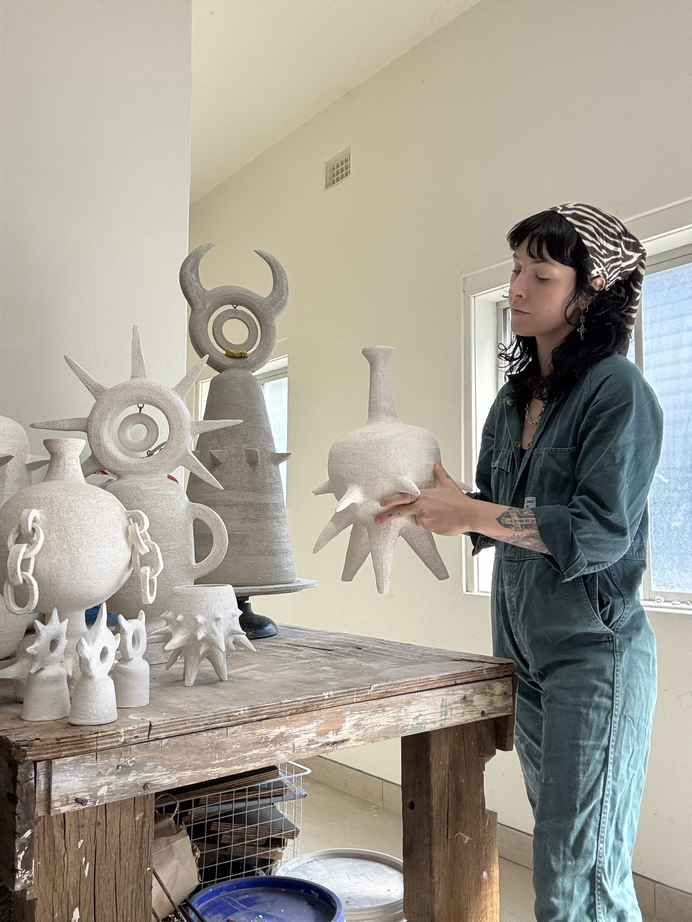Where the light slips: Ceramic artist to hold debut show at Clifton School of Arts  post image