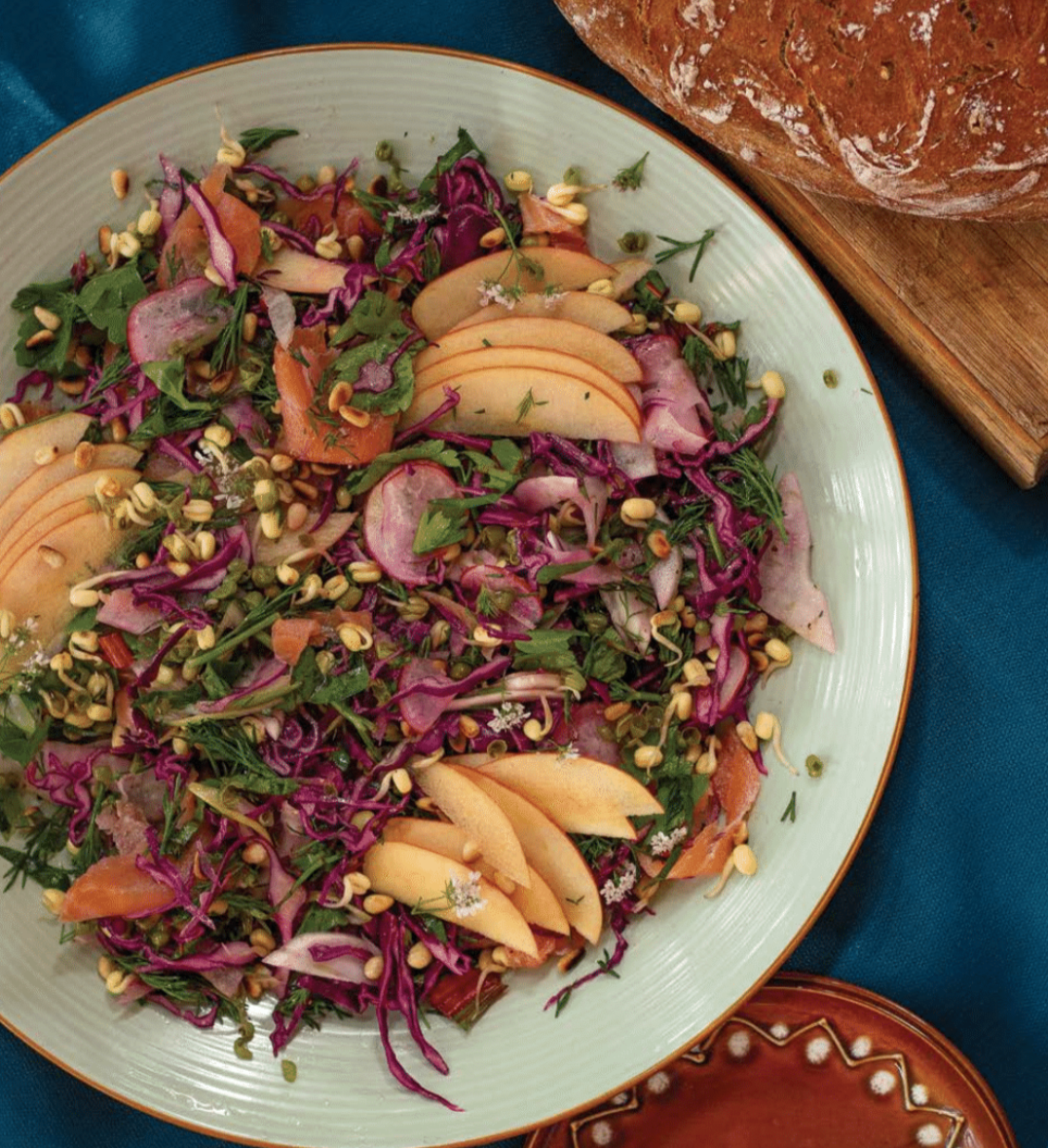 Make Apple & Smoked Trout Salad