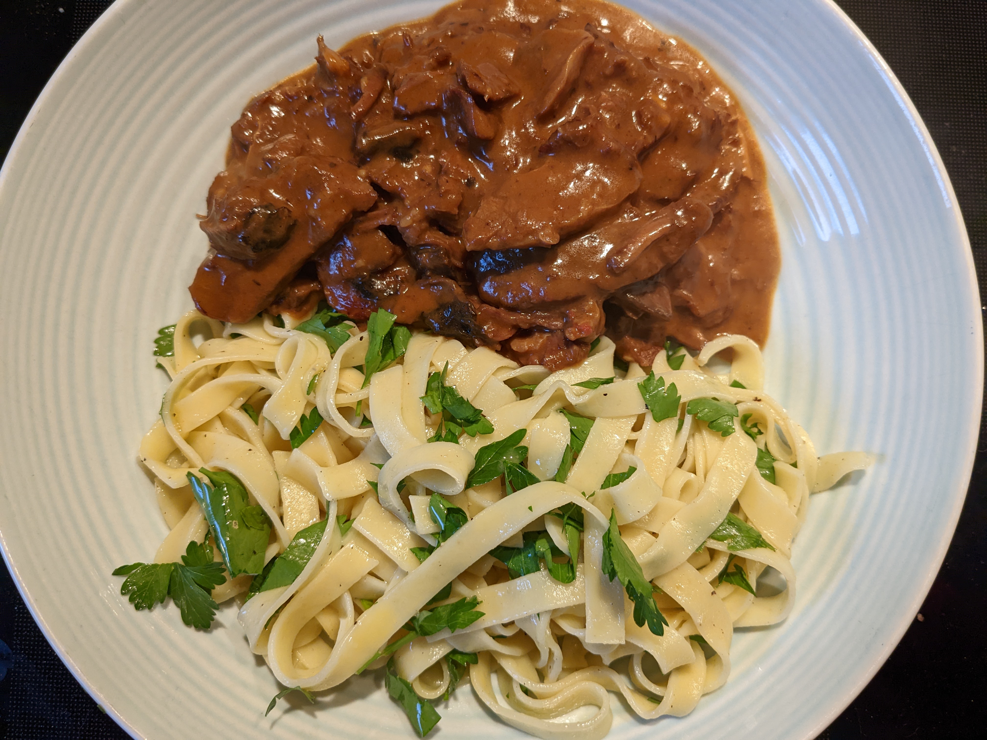 Lachy’s beef stroganoff  post image