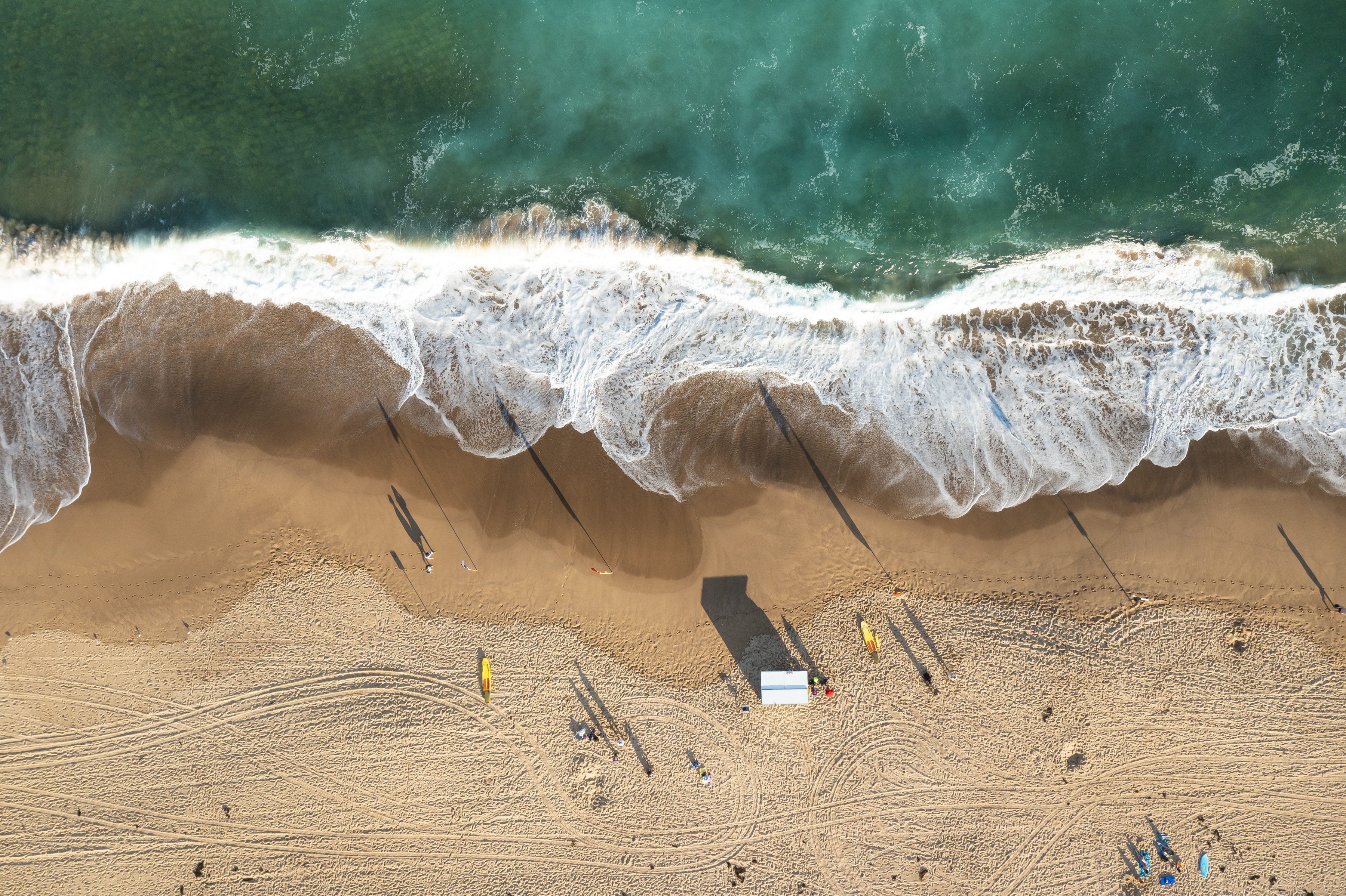 Share the beach safely