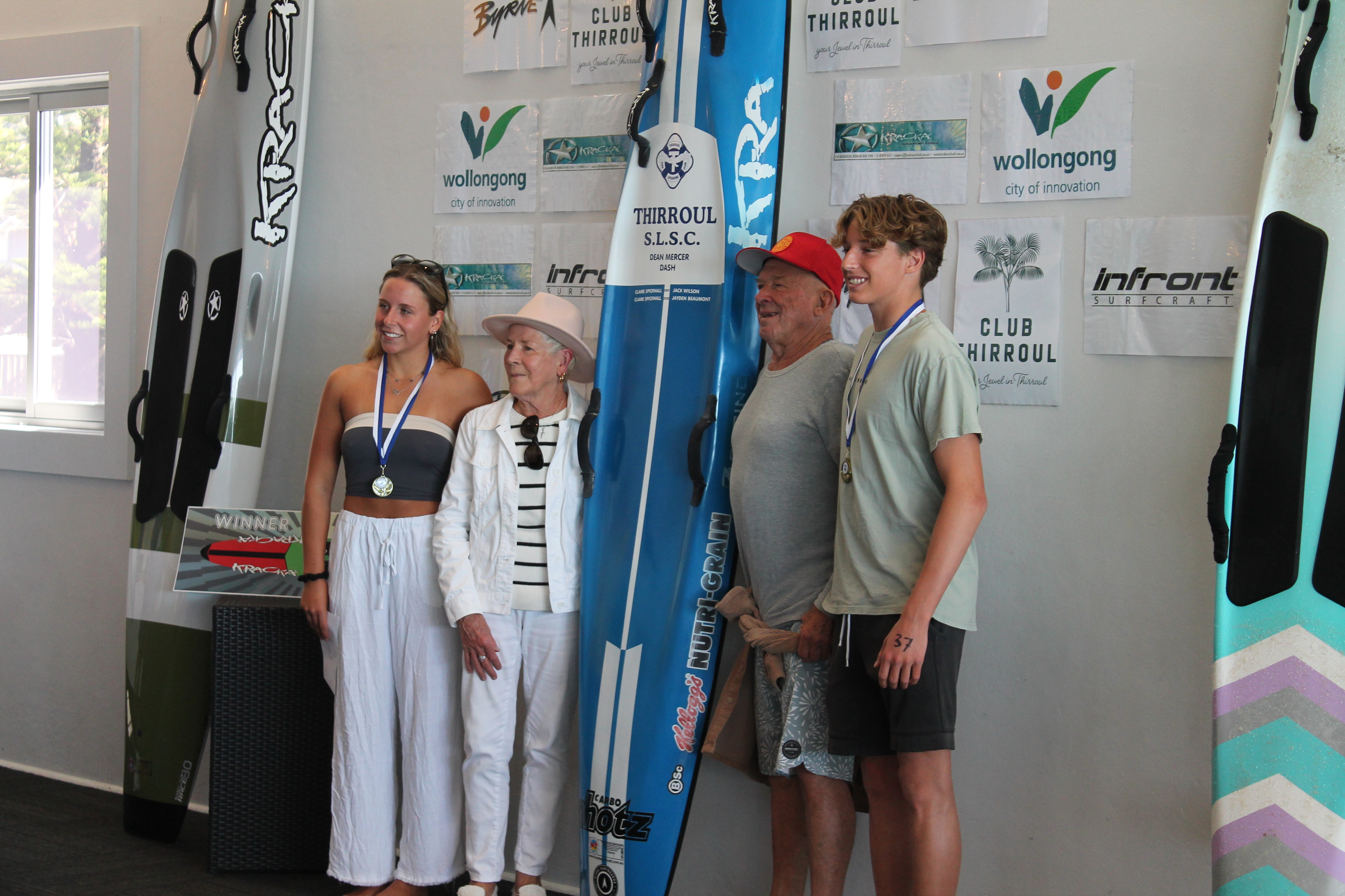 Young surf stars excel at Thirroul's annual Dean Mercer Dash