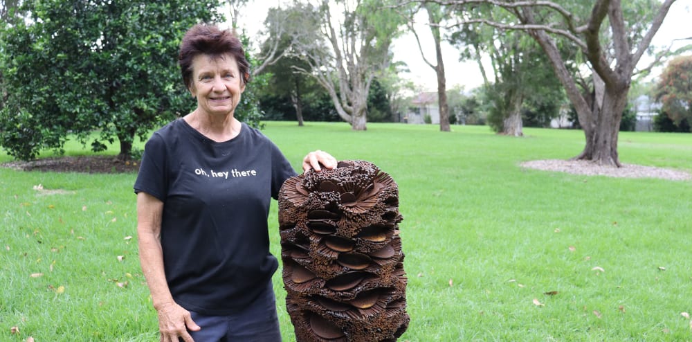 Banksia shows its mettle at Sculpture in the Garden