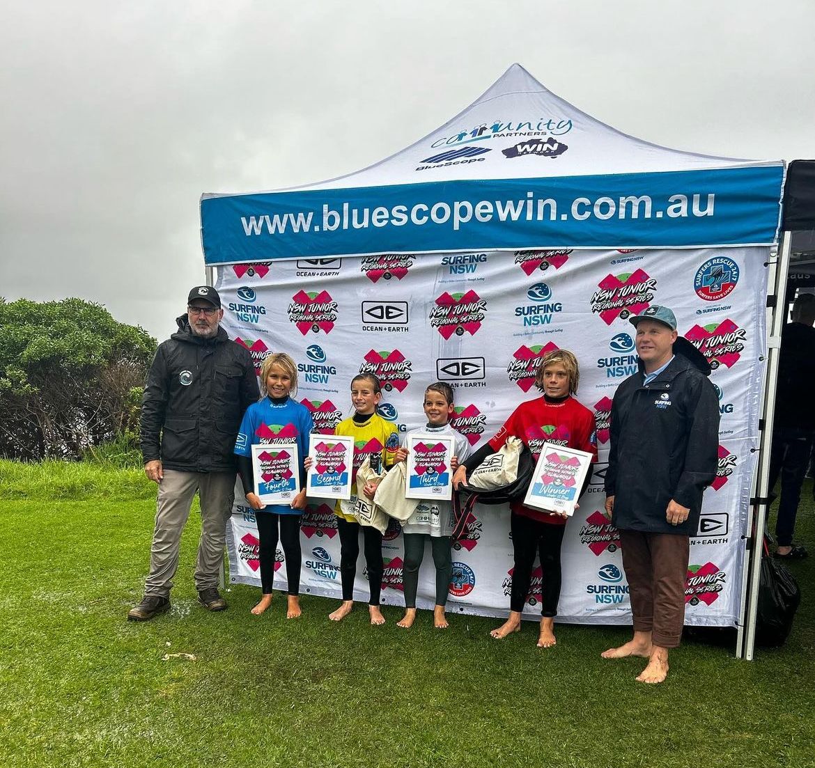 Well done to junior surfers at Scarborough Boardriders