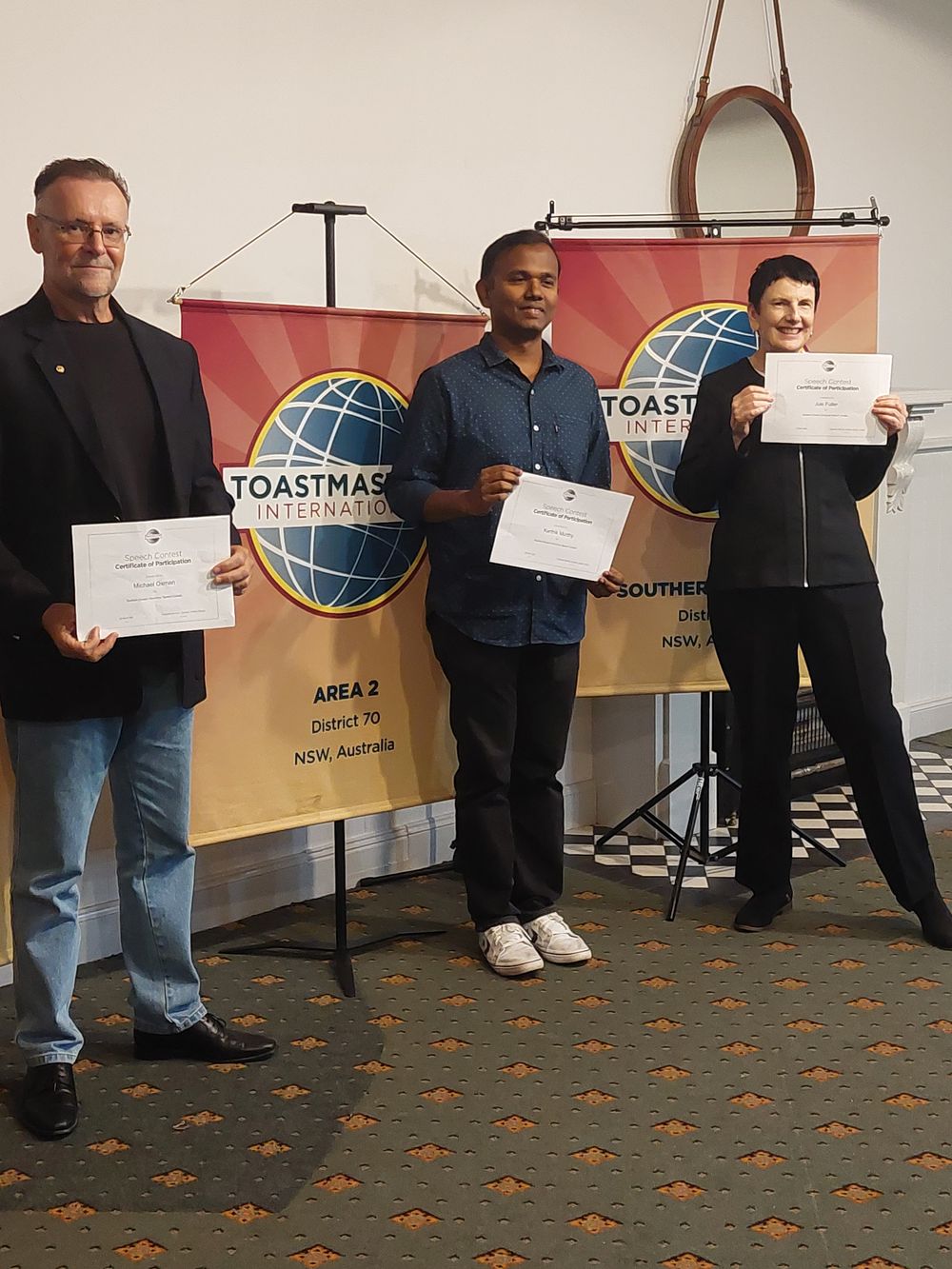 Southern Division stars head to Toastmasters contest post image