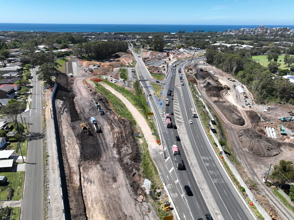 Mt Ousley interchange – TfNSW issues 'year in review' post image