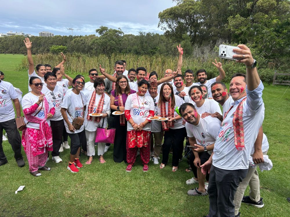 Happy Holi! Our Nepali community celebrate post image