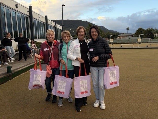 Ladies who 'lunge': Club Thirroul hosts young twist on 'oldies' sport post image