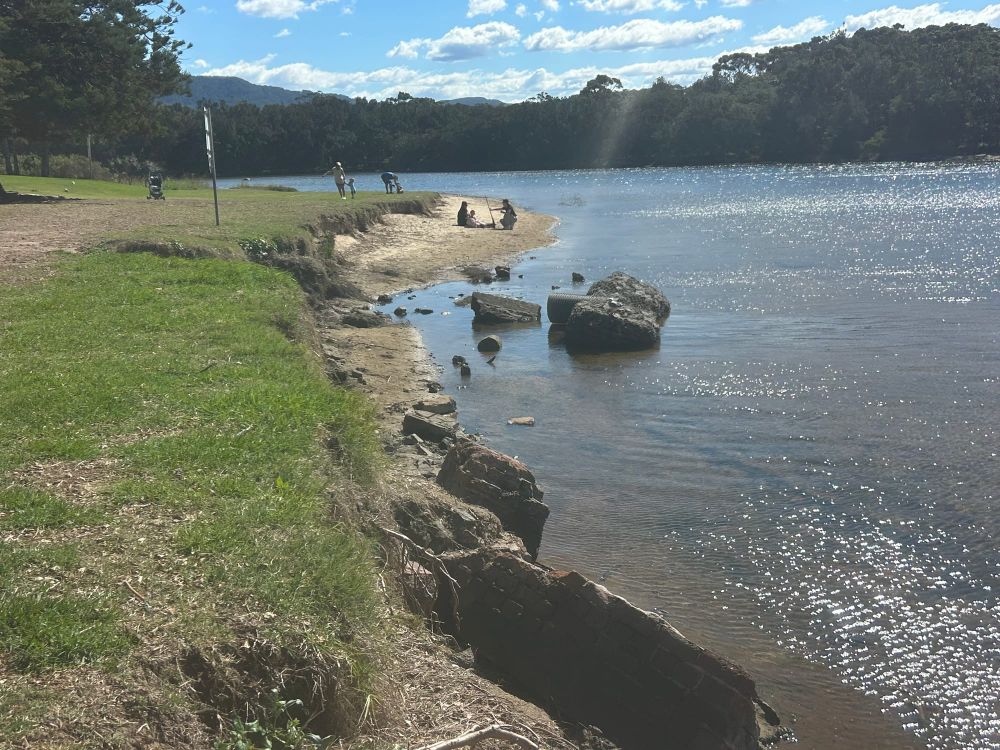 Banks of Fairy Lagoon now creating 'a risk' post image