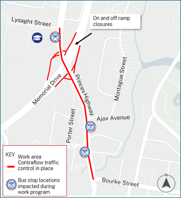 Night closures ahead on Memorial Drive and M1 post image