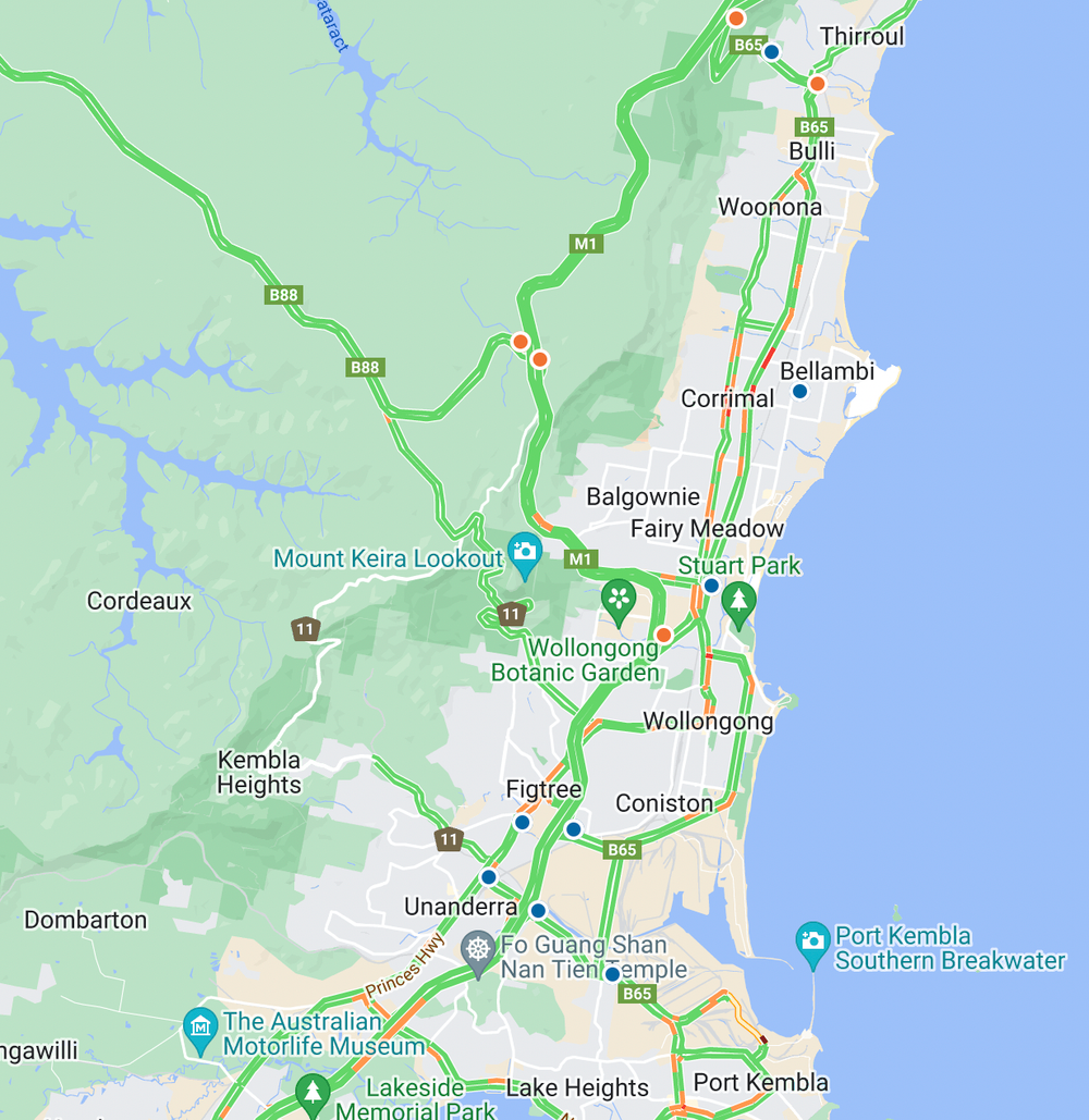 Night closure on M1 Princes Motorway (Mount Ousley Road) and Picton Road post image