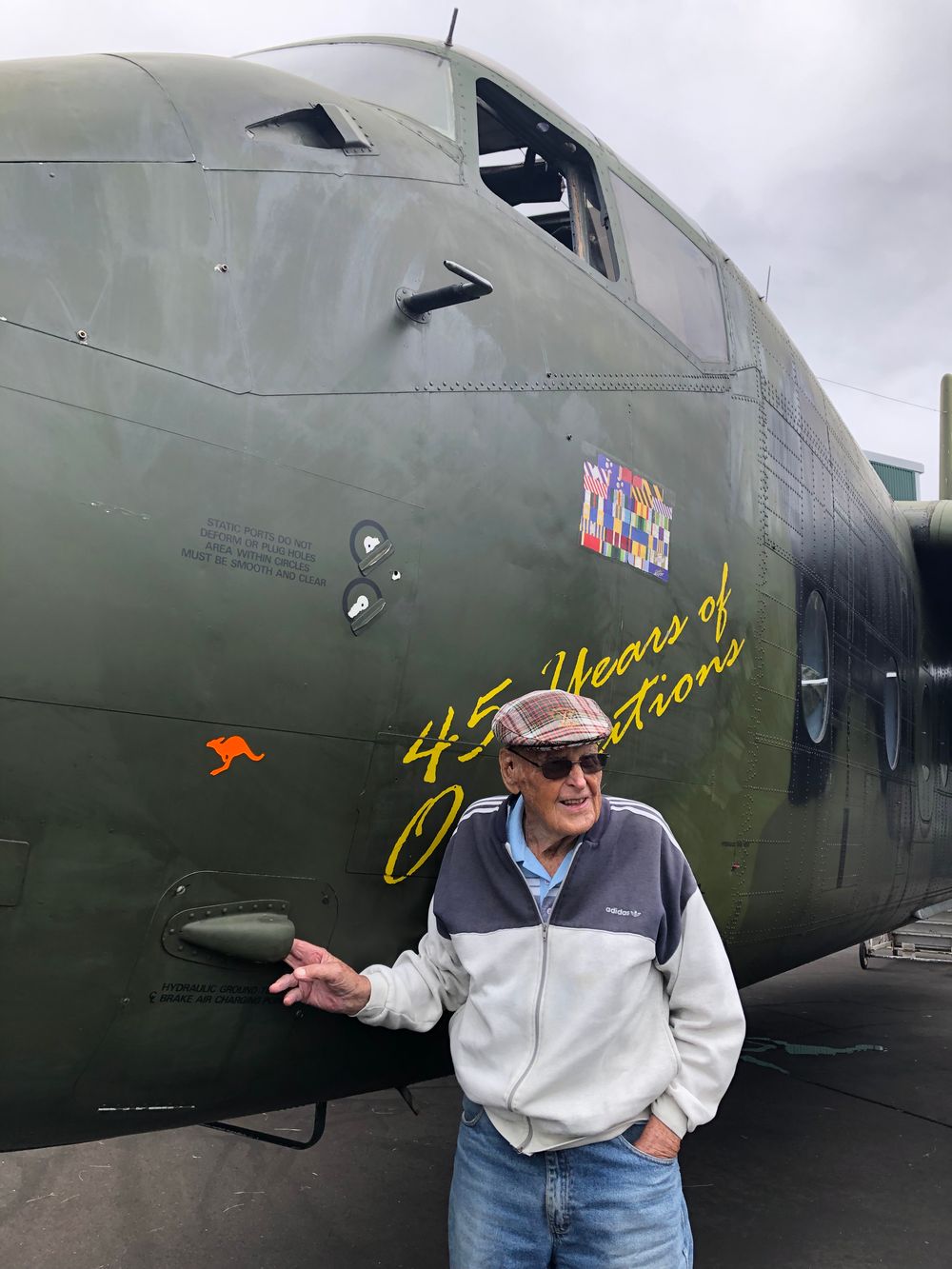 Veteran pilot Jock Cassels turns back time in the Caribou he flew post image