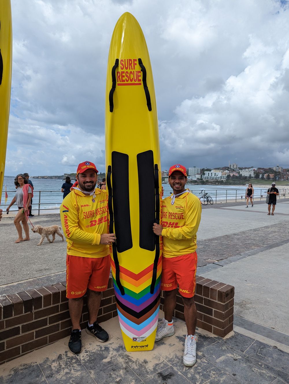 Bellambi patrol behind Pride Boards post image