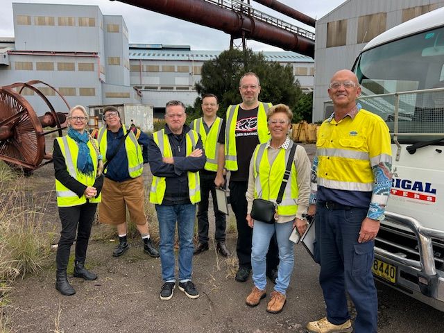 Champions for a bold regional museum share their excitement during steelworks site tour post image