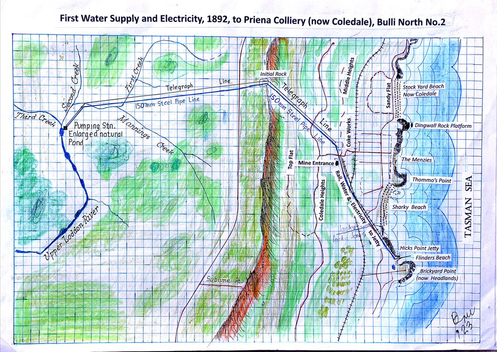 How water came to Coledale: a history with hand-drawn maps post image