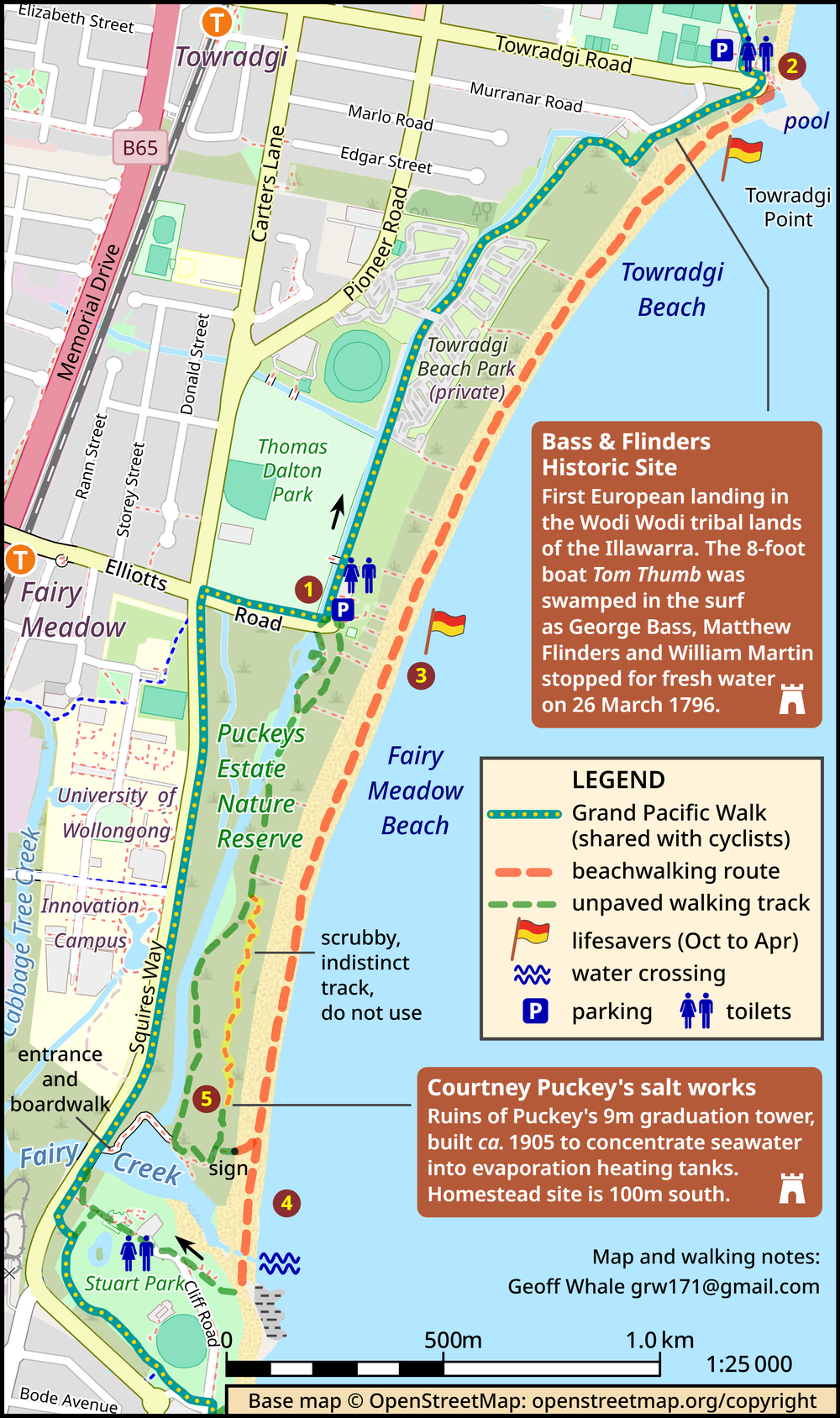 Guide to Fairy Meadow Beach/Puckeys Walk post image