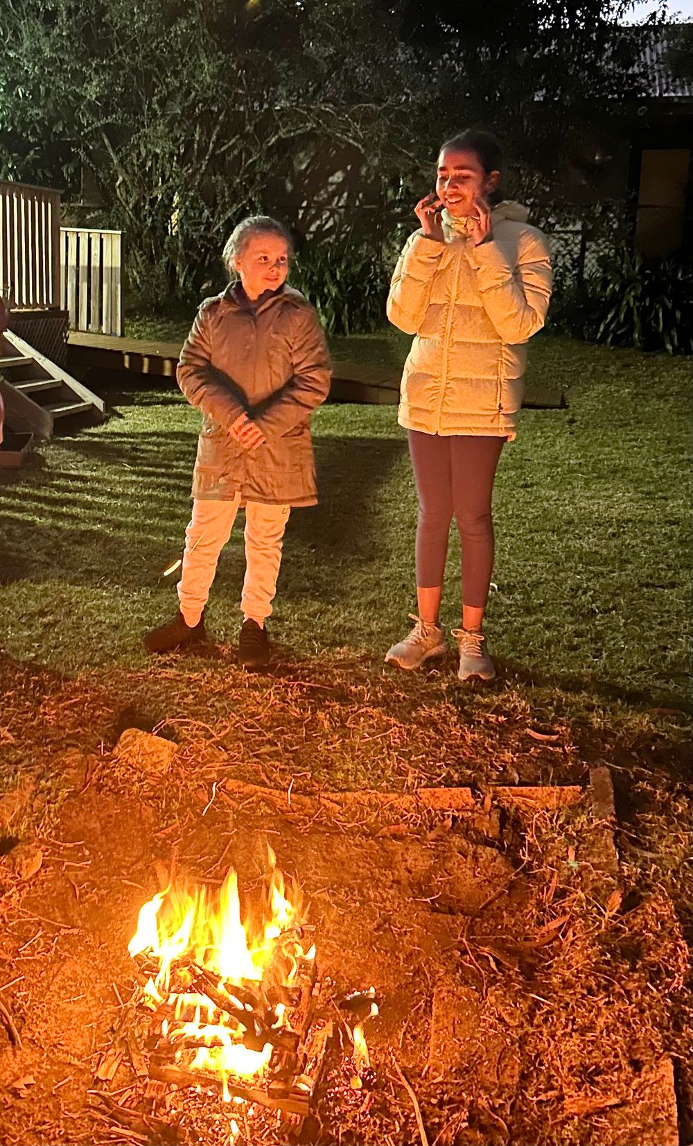Jenga style: Girl Guides learn how to build a fire post image