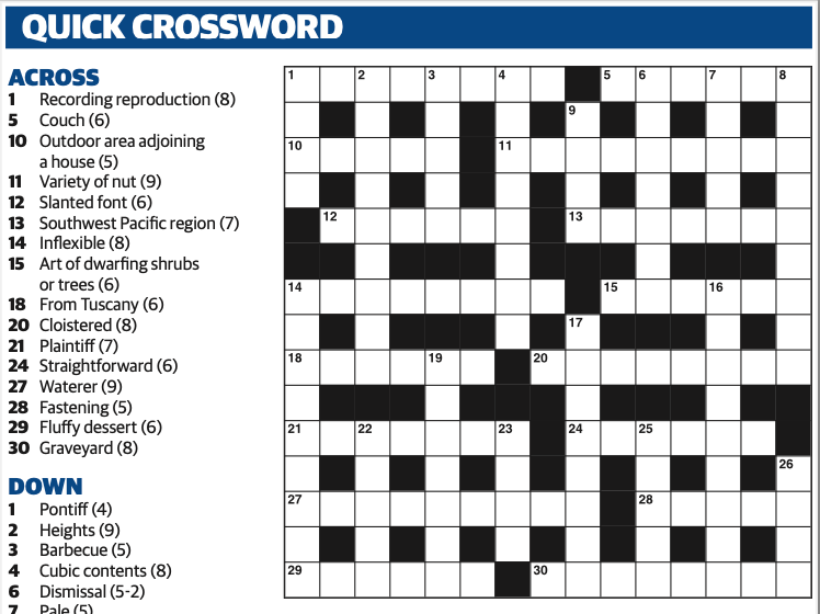 The March Puzzle Page post image