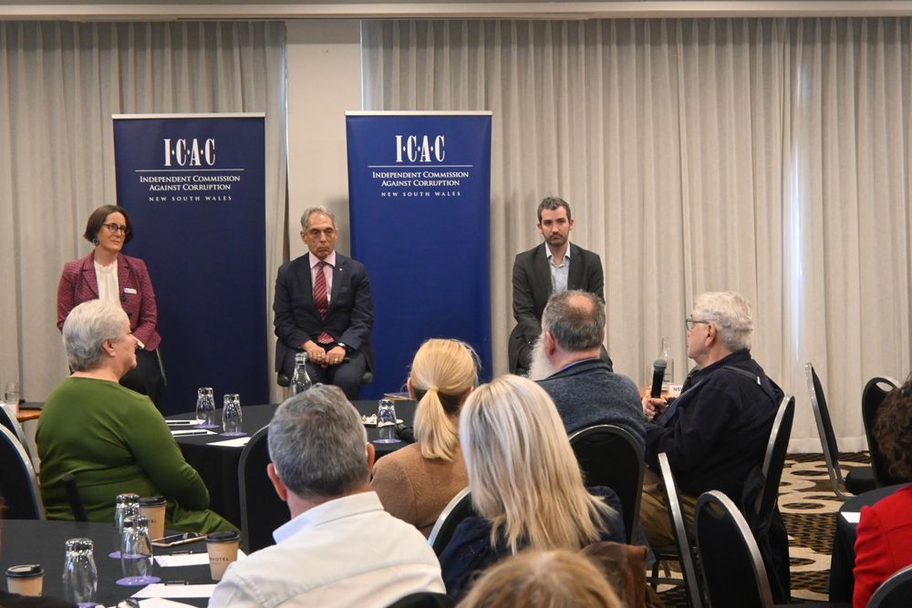 Local volunteers learn how to contact state integrity agencies at ICAC forum post image