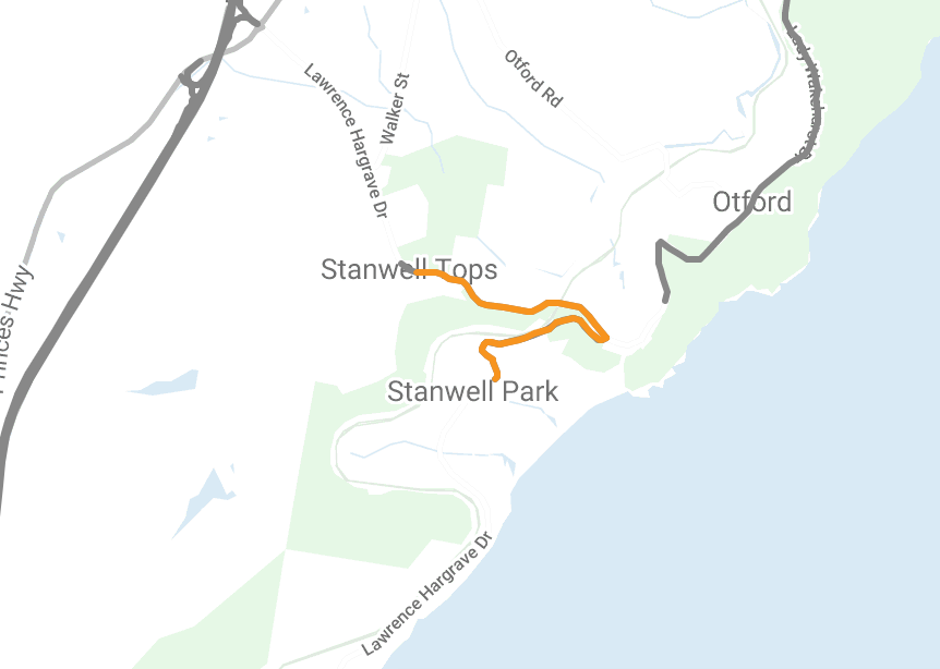 Night closure on Lawrence Hargrave Drive at Stanwell Tops post image