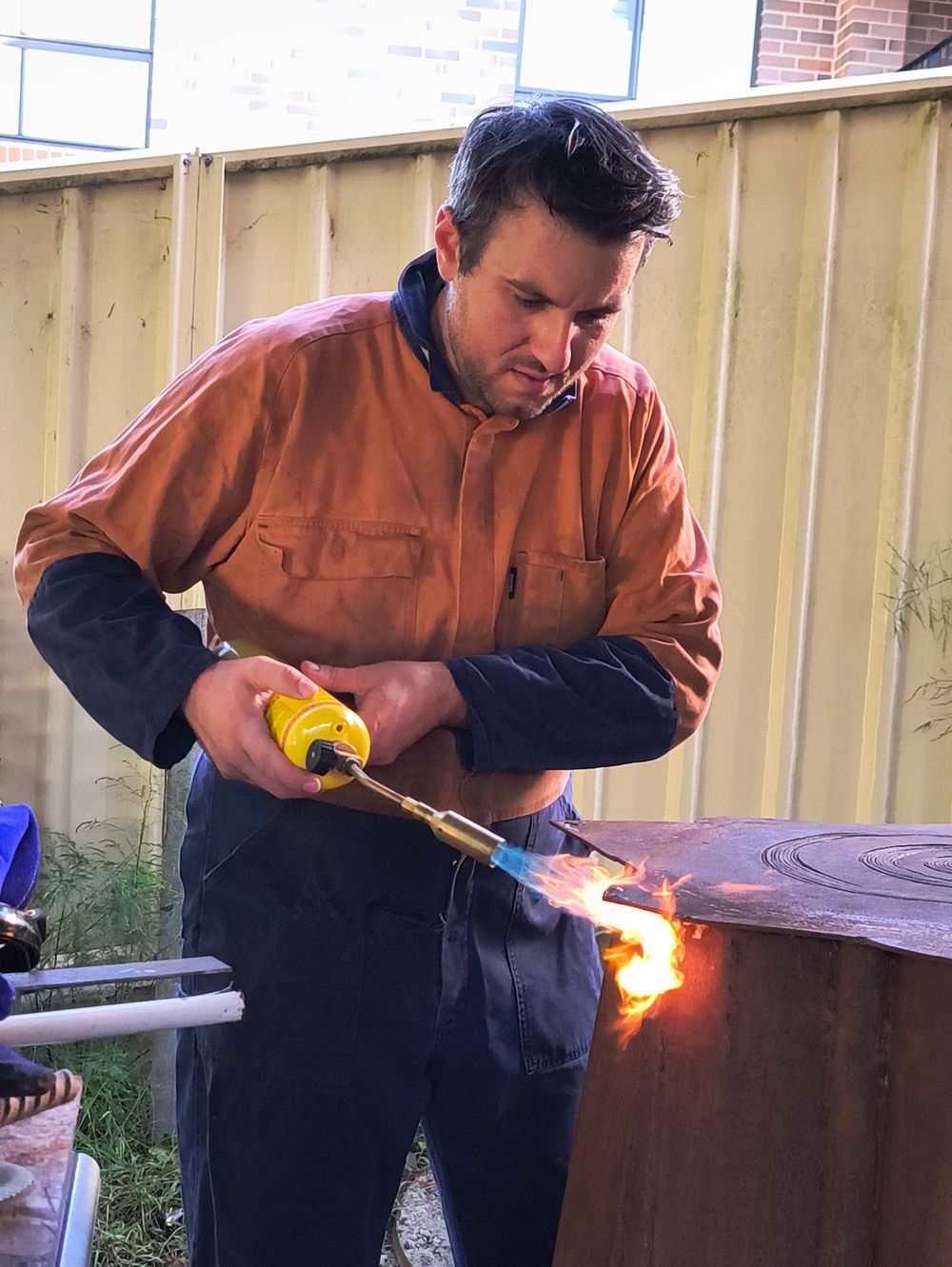 Danny Ivanovski: Sculptor creates steel tribute to trees felled by cedar getters' saws post image