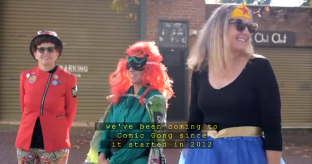 Volunteer power at Comic Gong post image