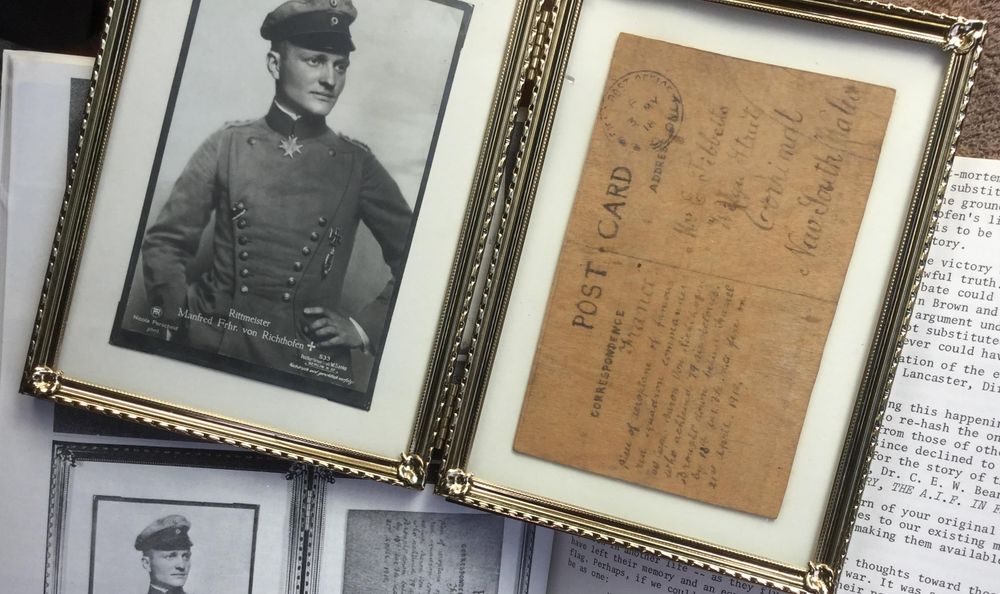 Postcard from the Red Baron’s plane post image