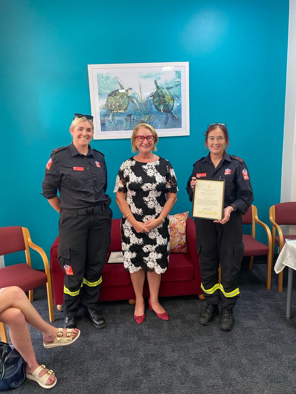 MP honours local firefighters with Community Recognition Statements post image