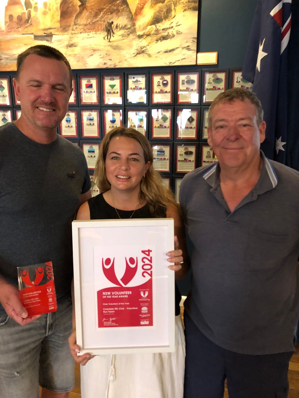 Revived Coledale club collects top NSW volunteer gong post image