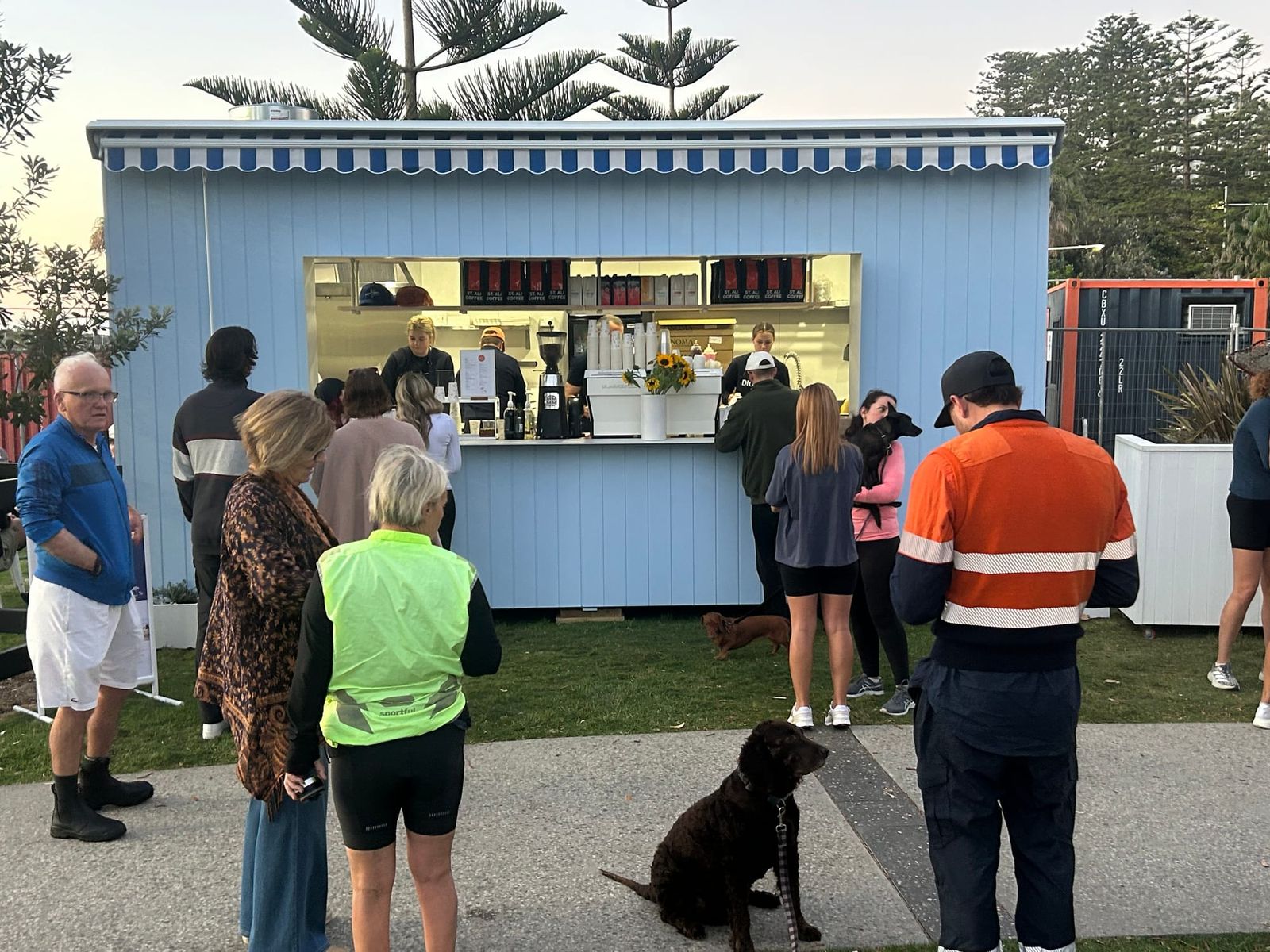 Dawn coffee service on the Blue Mile post image