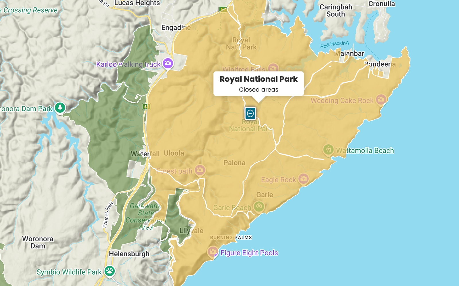 Most of Royal National Park closed for deer cull this week post image
