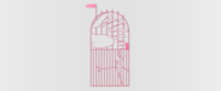 Beyond the front gate post image