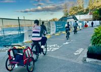 Cyclists were asked to dismount: three did and 191 rode on post image