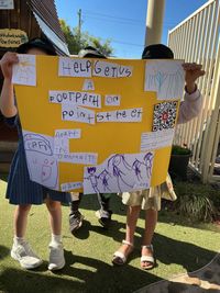 Kindy footpath campaign gives early lessons in democracy post image