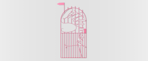 Beyond the front gate post image