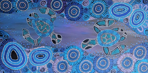 Contemporary Aboriginal artist holds first exhibition post image