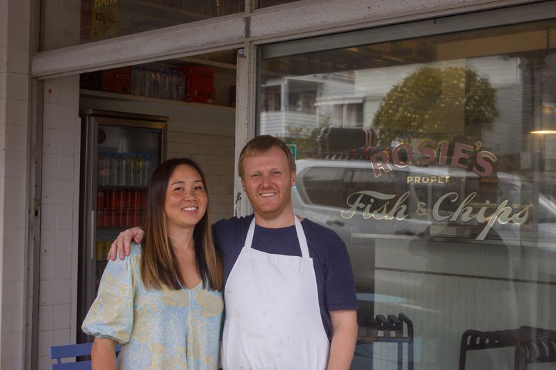 Freshly battered fish and chips lures a crowd in Coledale post image