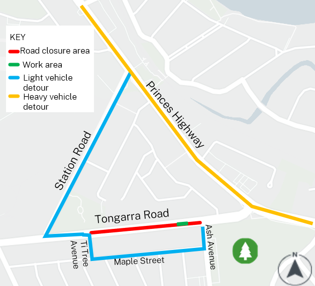 Roadworks at Albion Park Rail post image