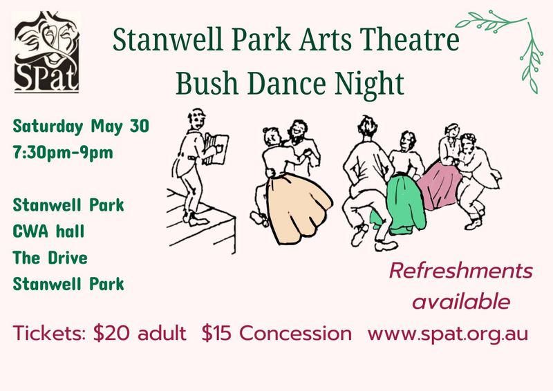 Take your places for SPAT's first bush dance post image