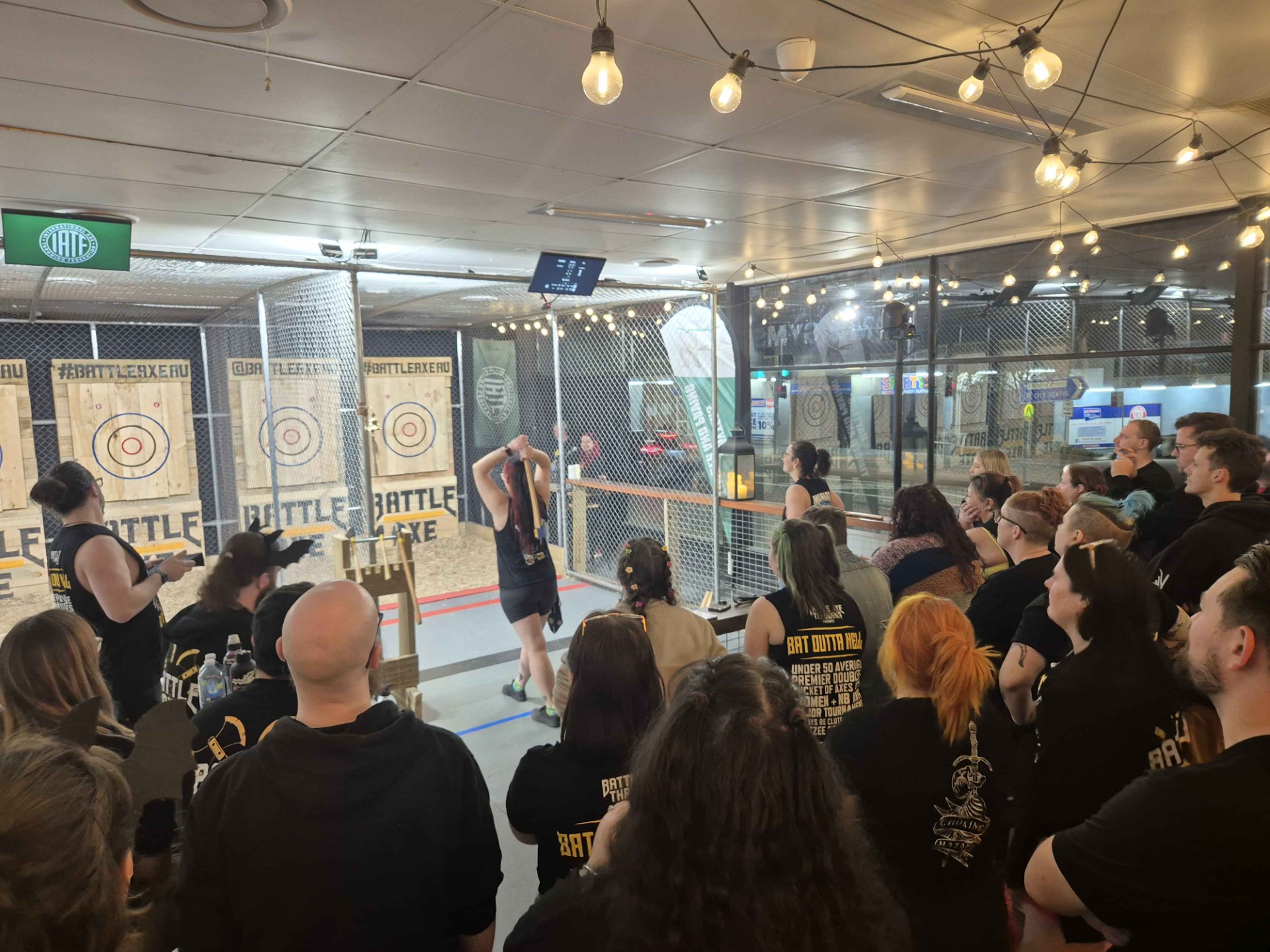 Strong support for BAT Outta Hell axe-throwing competition