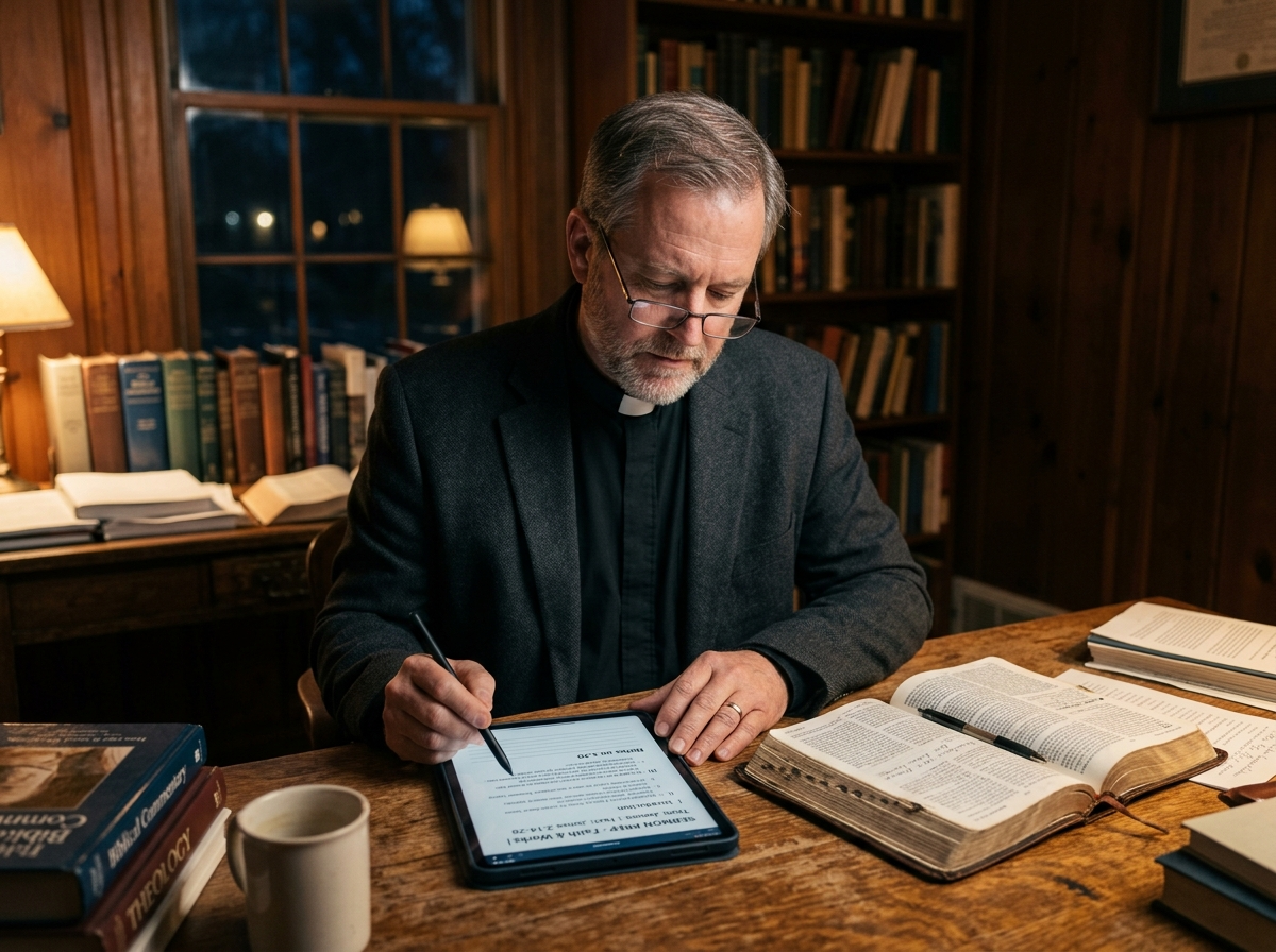 From Idea to Sermon, Study Plan, or Lesson — Without the Guesswork