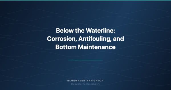 Below the Waterline: Corrosion, Antifouling, and Bottom Maintenance