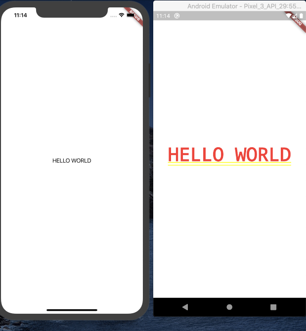[Flutter] 개발 중 안드로이드 iOS 시뮬레이터를 동시에 보려면