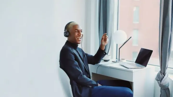 Home office setup with sustainable remote work practices - The Inspiration Space