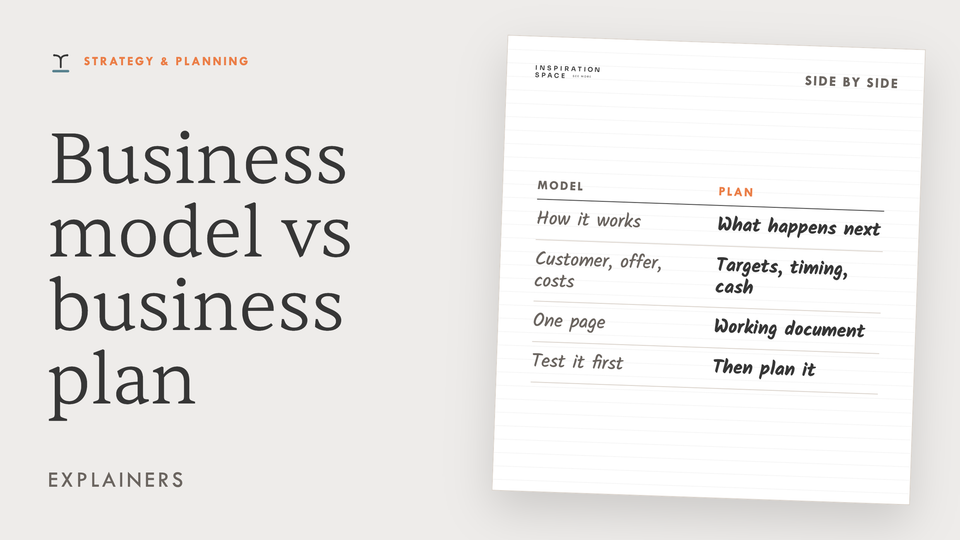 Business Model vs Business Plan: What’s the Difference?