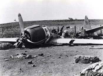 image of crashed plane