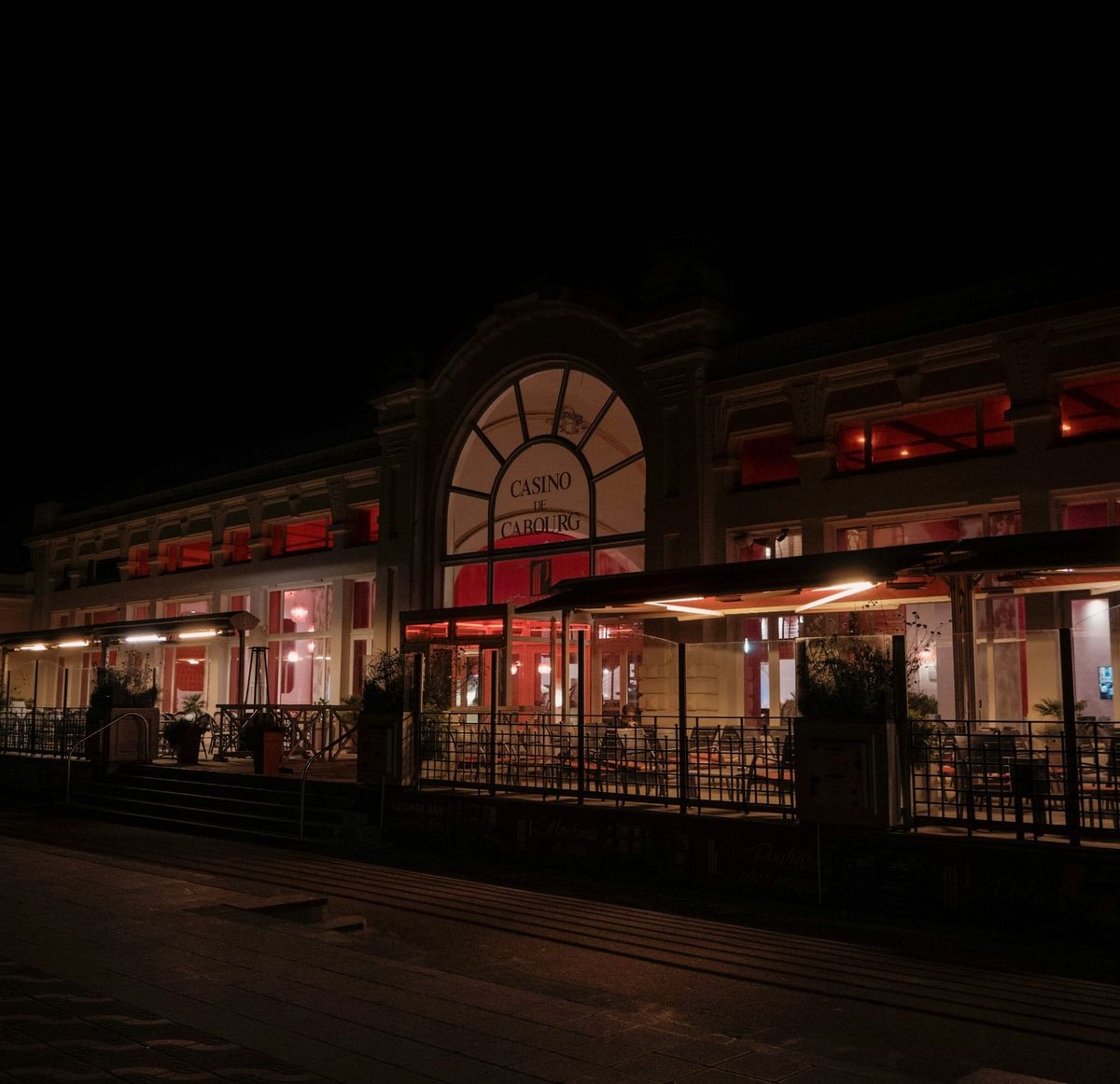 Casino de Cabourg , ville balnéaire normande sur la Côte Fleurie