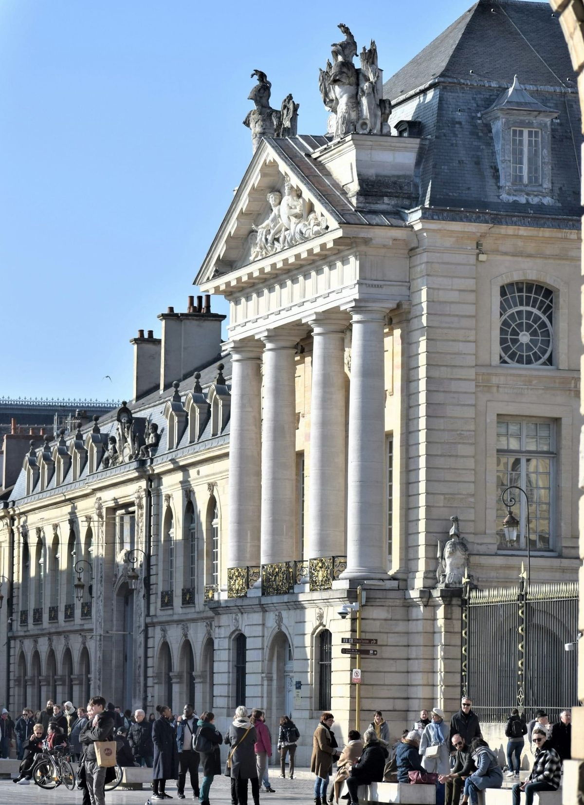 Ville de Dijon capitale de la Bourgogne en France