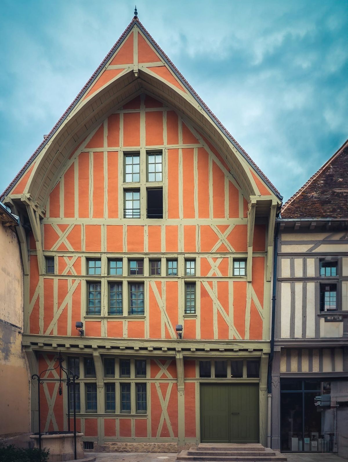 Maisons à pans de la ville de Troyes 