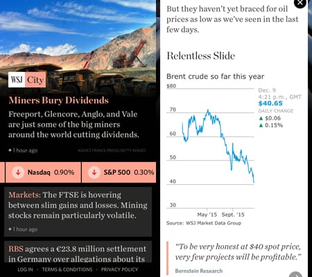 WSJ city screenshots